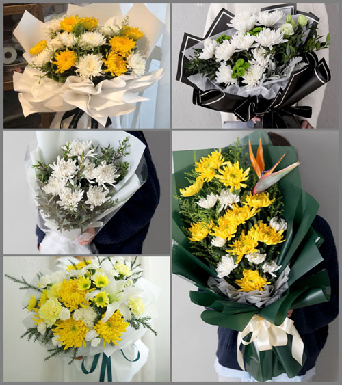 北京密云区北庄镇苇子峪村白事花束代送